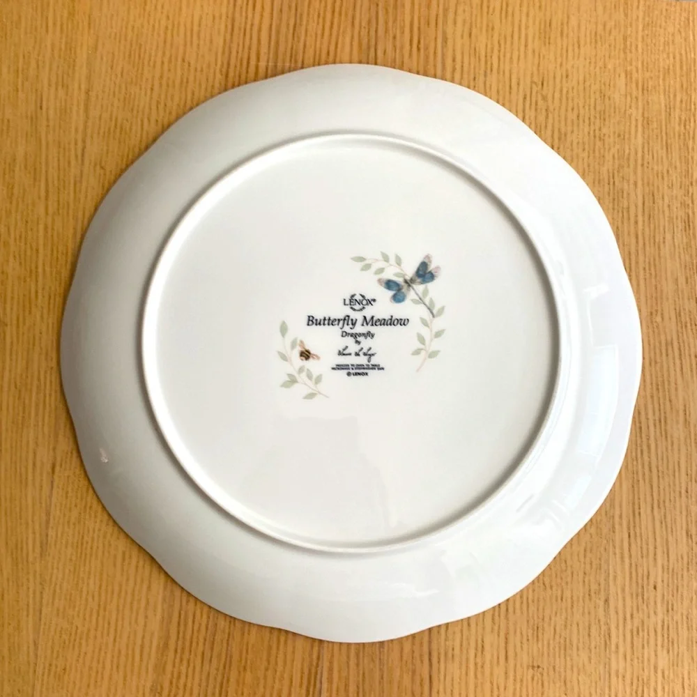 4pcs LENOX butterfly meadow dinner plate set, 11 inches